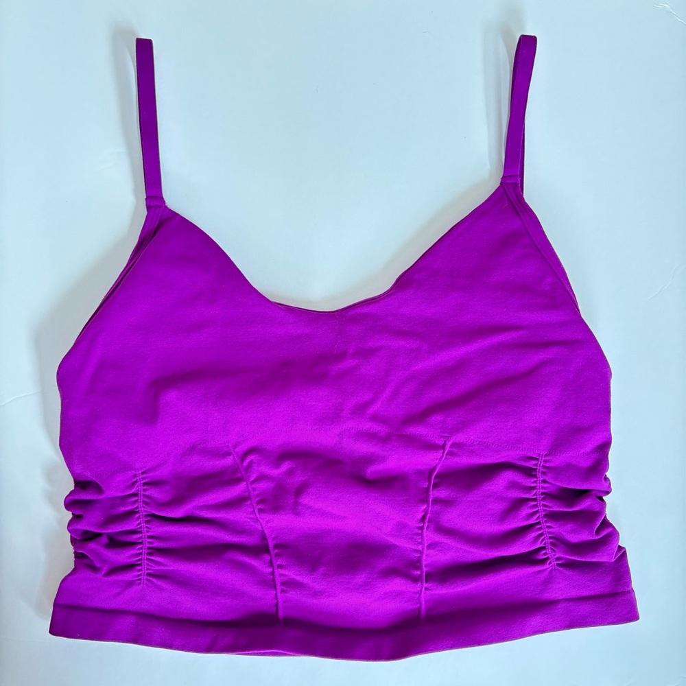 FP movement good karma ruched crop tank